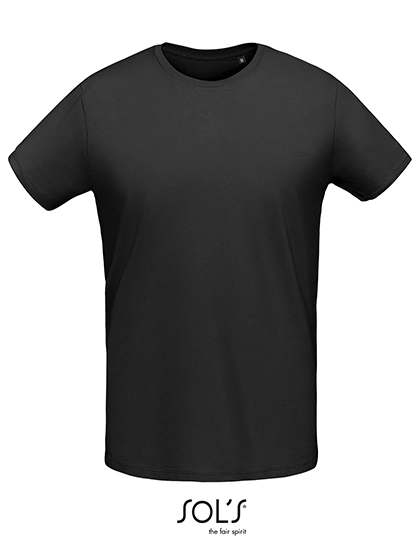 Men´s Martin T-Shirt zum Besticken und Bedrucken in der Farbe Deep Black mit Ihren Logo, Schriftzug oder Motiv.
