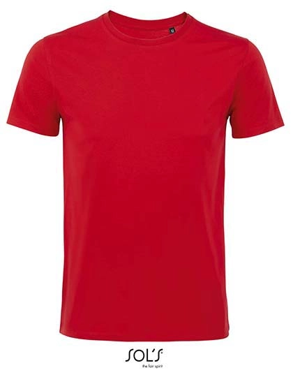 Men´s Martin T-Shirt zum Besticken und Bedrucken in der Farbe Red mit Ihren Logo, Schriftzug oder Motiv.