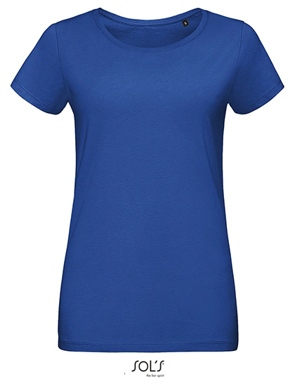Women´s Martin T-Shirt zum Besticken und Bedrucken in der Farbe Royal Blue mit Ihren Logo, Schriftzug oder Motiv.
