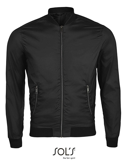 Unisex Roscoe Jacket zum Besticken und Bedrucken in der Farbe Black mit Ihren Logo, Schriftzug oder Motiv.