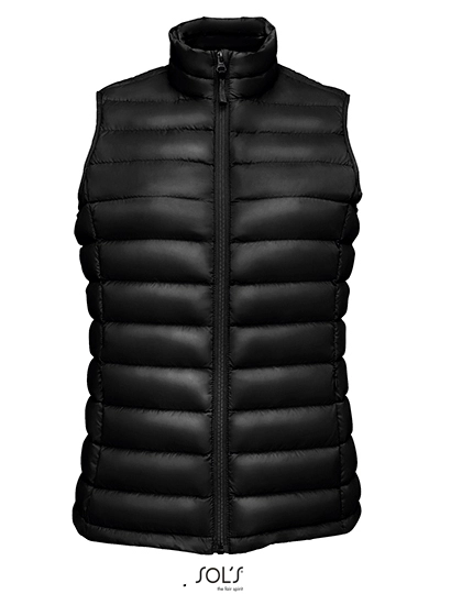 Women´s Wilson Bodywarmer Jacket zum Besticken und Bedrucken in der Farbe Black mit Ihren Logo, Schriftzug oder Motiv.