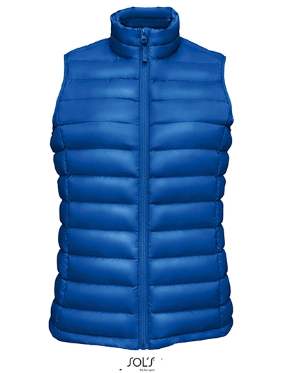 Women´s Wilson Bodywarmer Jacket zum Besticken und Bedrucken in der Farbe Royal Blue mit Ihren Logo, Schriftzug oder Motiv.