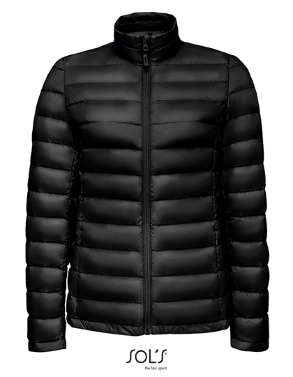Women´s Wilson Jacket zum Besticken und Bedrucken in der Farbe Black mit Ihren Logo, Schriftzug oder Motiv.
