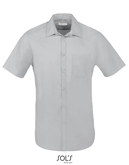 Men´s Bristol Fit Shirt zum Besticken und Bedrucken in der Farbe Pearl Grey mit Ihren Logo, Schriftzug oder Motiv.