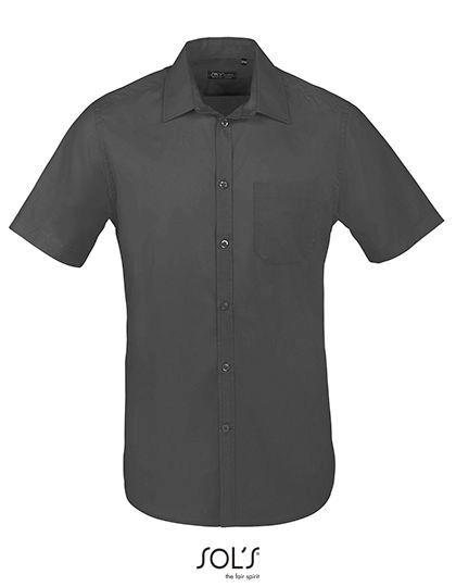 Men´s Bristol Fit Shirt zum Besticken und Bedrucken in der Farbe Titanium Grey mit Ihren Logo, Schriftzug oder Motiv.