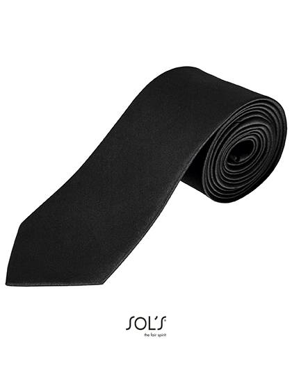 Garner Tie zum Besticken und Bedrucken in der Farbe Black mit Ihren Logo, Schriftzug oder Motiv.