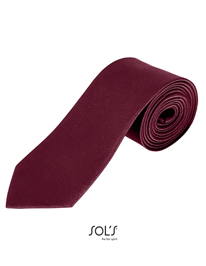 Garner Tie zum Besticken und Bedrucken in der Farbe Burgundy mit Ihren Logo, Schriftzug oder Motiv.