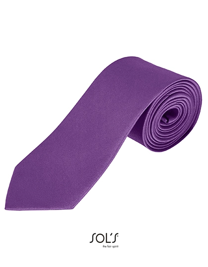 Garner Tie zum Besticken und Bedrucken in der Farbe Dark Purple mit Ihren Logo, Schriftzug oder Motiv.