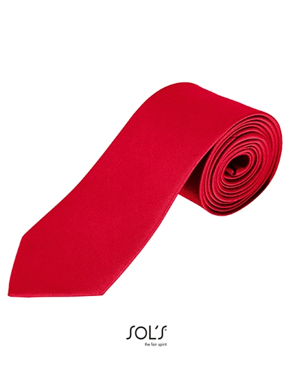 Garner Tie zum Besticken und Bedrucken in der Farbe Red mit Ihren Logo, Schriftzug oder Motiv.