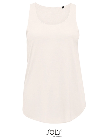 Women´s Jade T-Shirt zum Besticken und Bedrucken in der Farbe Creamy White mit Ihren Logo, Schriftzug oder Motiv.