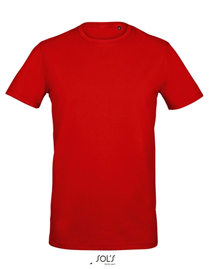 Men´s Millenium T-Shirt zum Besticken und Bedrucken in der Farbe Red mit Ihren Logo, Schriftzug oder Motiv.