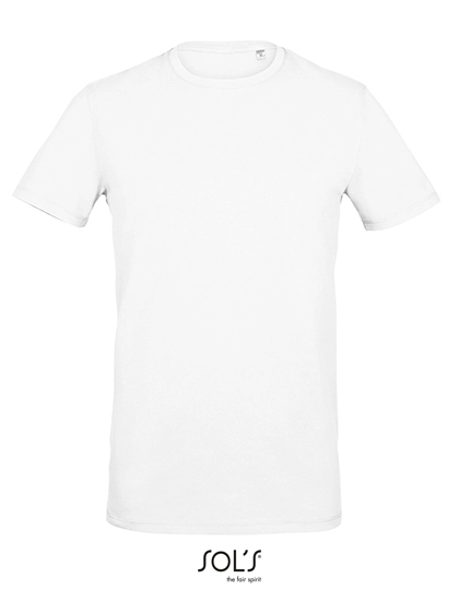 Men´s Millenium T-Shirt zum Besticken und Bedrucken in der Farbe White mit Ihren Logo, Schriftzug oder Motiv.