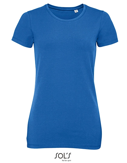 Women´s Millenium T-Shirt zum Besticken und Bedrucken in der Farbe Royal Blue mit Ihren Logo, Schriftzug oder Motiv.
