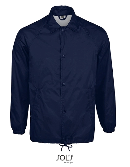 Unisex Sacramento Jacket zum Besticken und Bedrucken in der Farbe French Navy mit Ihren Logo, Schriftzug oder Motiv.
