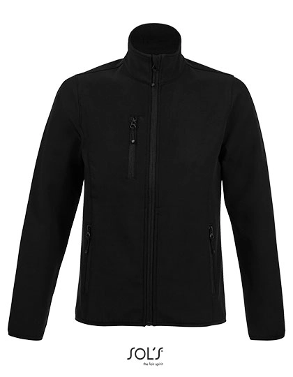 Women´s Softshell Jacket Radian zum Besticken und Bedrucken in der Farbe Black mit Ihren Logo, Schriftzug oder Motiv.