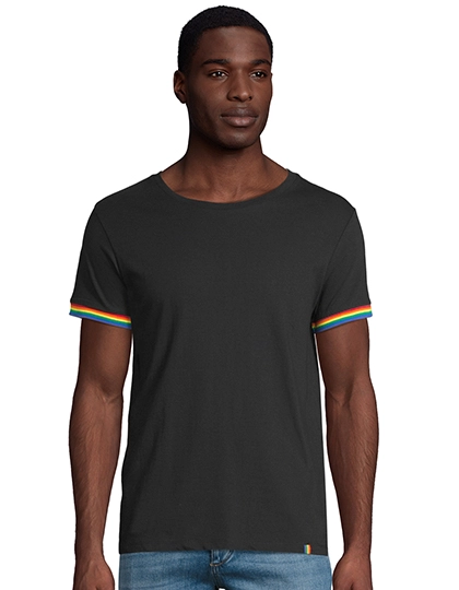 Men´s Short Sleeve T-Shirt Rainbow zum Besticken und Bedrucken mit Ihren Logo, Schriftzug oder Motiv.