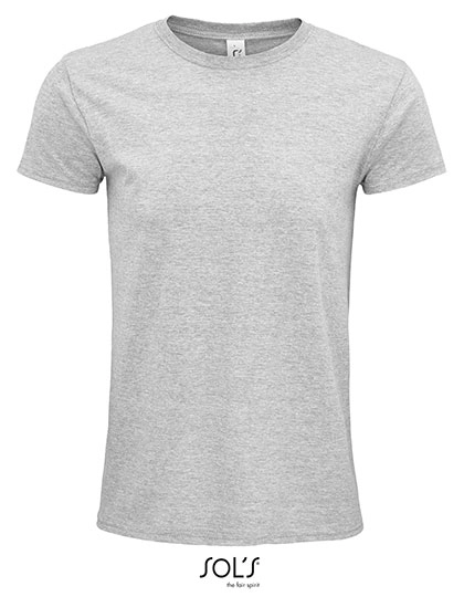 Unisex Epic T-Shirt zum Besticken und Bedrucken in der Farbe Grey Melange mit Ihren Logo, Schriftzug oder Motiv.