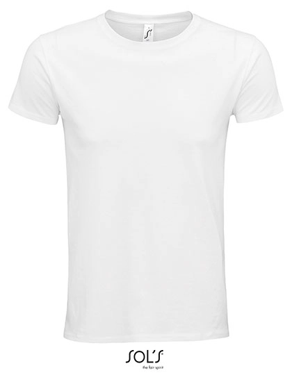 Unisex Epic T-Shirt zum Besticken und Bedrucken in der Farbe White mit Ihren Logo, Schriftzug oder Motiv.