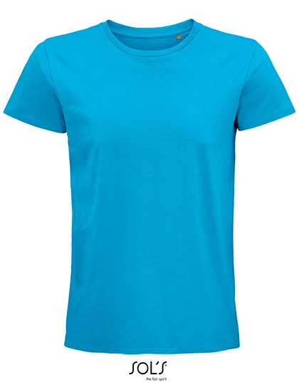 Men´s Pioneer T-Shirt zum Besticken und Bedrucken in der Farbe Aqua mit Ihren Logo, Schriftzug oder Motiv.