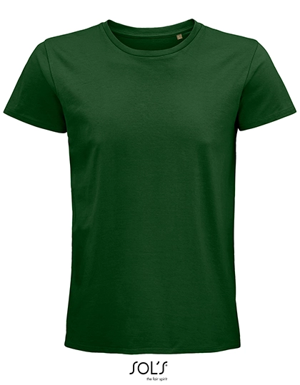Men´s Pioneer T-Shirt zum Besticken und Bedrucken in der Farbe Bottle Green mit Ihren Logo, Schriftzug oder Motiv.