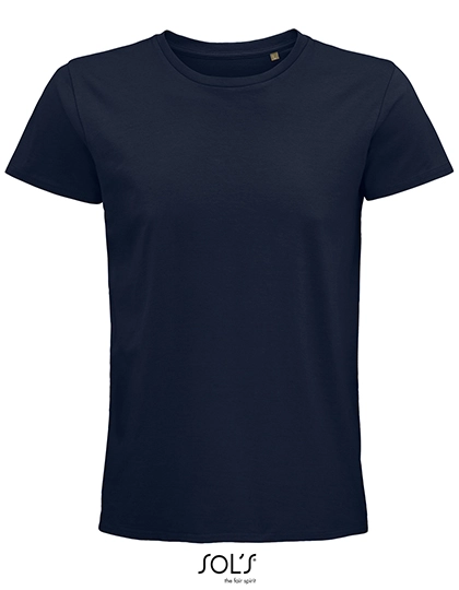 Men´s Pioneer T-Shirt zum Besticken und Bedrucken in der Farbe French Navy mit Ihren Logo, Schriftzug oder Motiv.