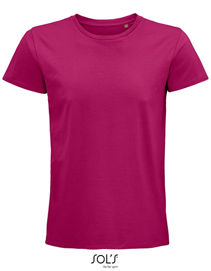 Men´s Pioneer T-Shirt zum Besticken und Bedrucken in der Farbe Fuchsia mit Ihren Logo, Schriftzug oder Motiv.