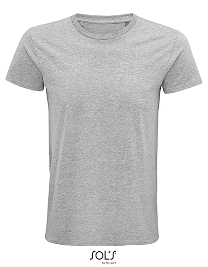 Men´s Pioneer T-Shirt zum Besticken und Bedrucken in der Farbe Grey Melange mit Ihren Logo, Schriftzug oder Motiv.