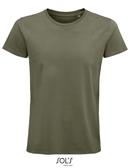 Men´s Pioneer T-Shirt zum Besticken und Bedrucken in der Farbe Khaki mit Ihren Logo, Schriftzug oder Motiv.
