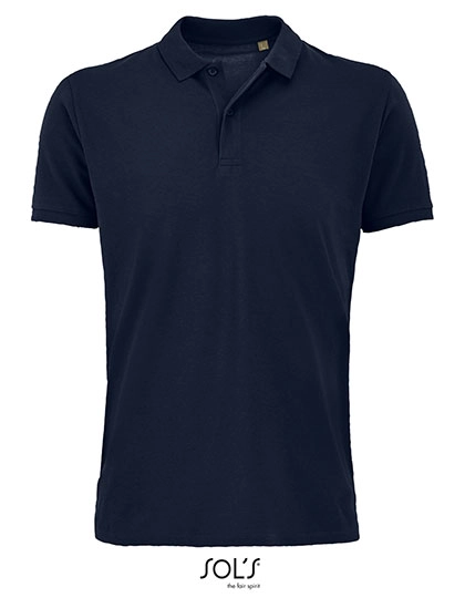 Men´s Planet Polo Shirt zum Besticken und Bedrucken in der Farbe French Navy mit Ihren Logo, Schriftzug oder Motiv.