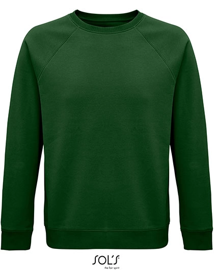 Unisex Space Sweatshirt zum Besticken und Bedrucken in der Farbe Bottle Green mit Ihren Logo, Schriftzug oder Motiv.