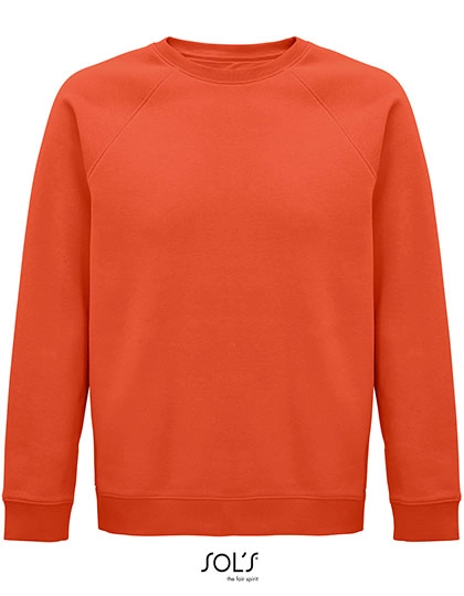 Unisex Space Sweatshirt zum Besticken und Bedrucken in der Farbe Burnt Orange mit Ihren Logo, Schriftzug oder Motiv.