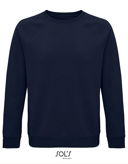 Unisex Space Sweatshirt zum Besticken und Bedrucken in der Farbe French Navy mit Ihren Logo, Schriftzug oder Motiv.