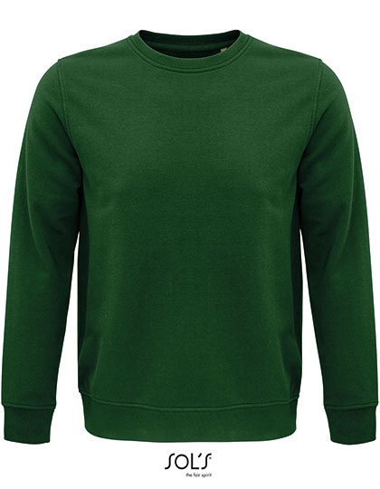 Unisex Comet Sweatshirt zum Besticken und Bedrucken in der Farbe Bottle Green mit Ihren Logo, Schriftzug oder Motiv.