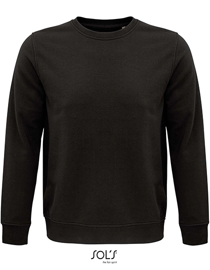 Unisex Comet Sweatshirt zum Besticken und Bedrucken in der Farbe Deep Charcoal Grey (Solid) mit Ihren Logo, Schriftzug oder Motiv.