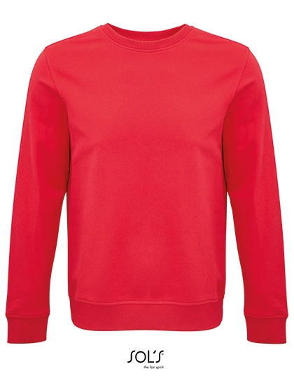 Unisex Comet Sweatshirt zum Besticken und Bedrucken in der Farbe Red mit Ihren Logo, Schriftzug oder Motiv.