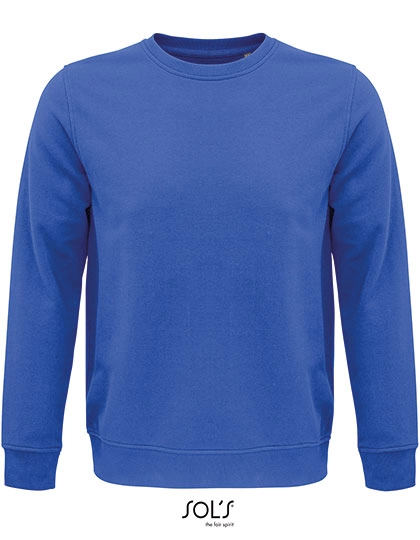 Unisex Comet Sweatshirt zum Besticken und Bedrucken in der Farbe Royal Blue mit Ihren Logo, Schriftzug oder Motiv.