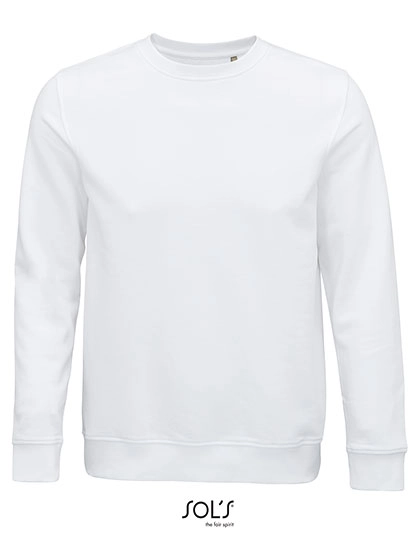Unisex Comet Sweatshirt zum Besticken und Bedrucken in der Farbe White mit Ihren Logo, Schriftzug oder Motiv.