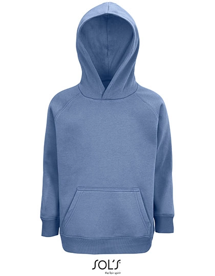 Kids´ Stellar Sweatshirt zum Besticken und Bedrucken in der Farbe Blue mit Ihren Logo, Schriftzug oder Motiv.