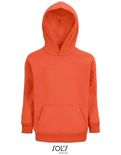 Kids´ Stellar Sweatshirt zum Besticken und Bedrucken in der Farbe Burnt Orange mit Ihren Logo, Schriftzug oder Motiv.
