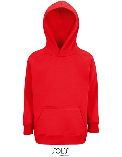 Kids´ Stellar Sweatshirt zum Besticken und Bedrucken in der Farbe Red mit Ihren Logo, Schriftzug oder Motiv.