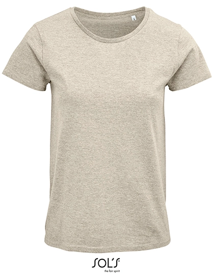 Kids´ Crusader T-Shirt zum Besticken und Bedrucken in der Farbe Heather Beige mit Ihren Logo, Schriftzug oder Motiv.