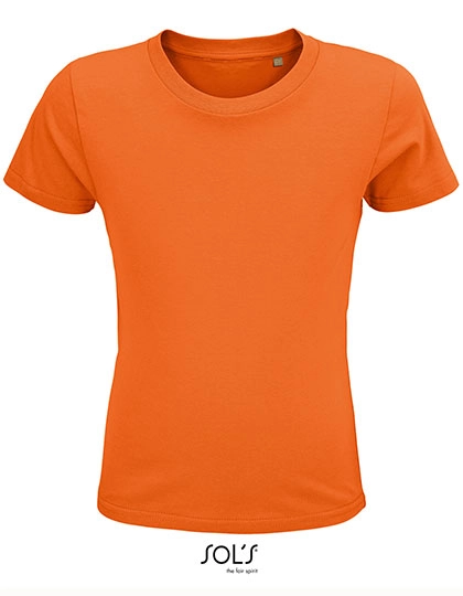Kids´ Crusader T-Shirt zum Besticken und Bedrucken in der Farbe Orange mit Ihren Logo, Schriftzug oder Motiv.