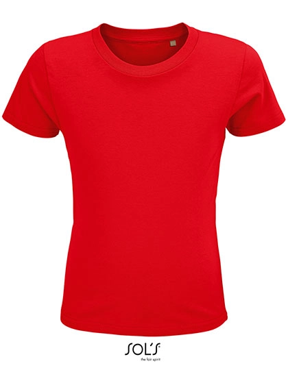 Kids´ Crusader T-Shirt zum Besticken und Bedrucken in der Farbe Red mit Ihren Logo, Schriftzug oder Motiv.