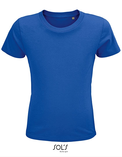 Kids´ Crusader T-Shirt zum Besticken und Bedrucken in der Farbe Royal Blue mit Ihren Logo, Schriftzug oder Motiv.