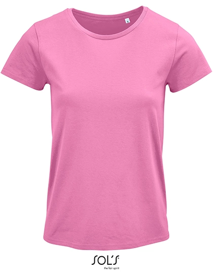 Women´s Crusader T-Shirt zum Besticken und Bedrucken in der Farbe Orchid Pink mit Ihren Logo, Schriftzug oder Motiv.