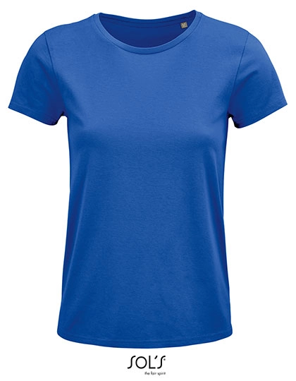 Women´s Crusader T-Shirt zum Besticken und Bedrucken in der Farbe Royal Blue mit Ihren Logo, Schriftzug oder Motiv.