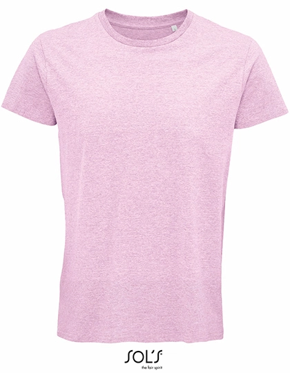 Men´s Crusader T-Shirt zum Besticken und Bedrucken in der Farbe Heather Pink mit Ihren Logo, Schriftzug oder Motiv.