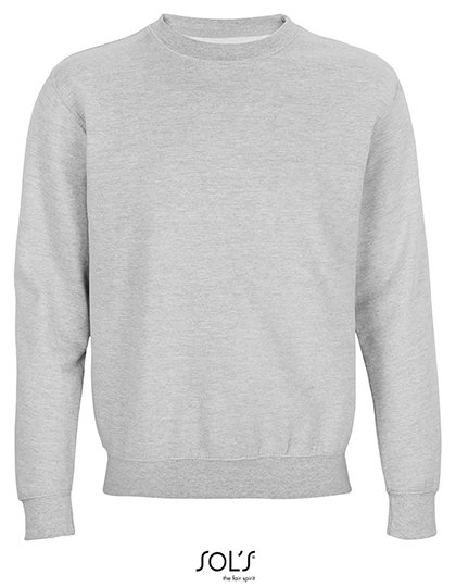 Unisex Columbia Crew Neck Sweatshirt zum Besticken und Bedrucken in der Farbe Grey Melange mit Ihren Logo, Schriftzug oder Motiv.