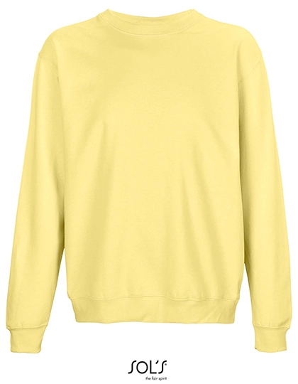 Unisex Columbia Crew Neck Sweatshirt zum Besticken und Bedrucken in der Farbe Light Yellow mit Ihren Logo, Schriftzug oder Motiv.