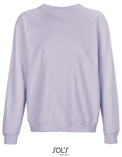 Unisex Columbia Crew Neck Sweatshirt zum Besticken und Bedrucken in der Farbe Lilac mit Ihren Logo, Schriftzug oder Motiv.